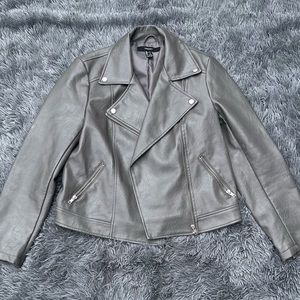 Women’s gray forever, 21 Moto jacket L
